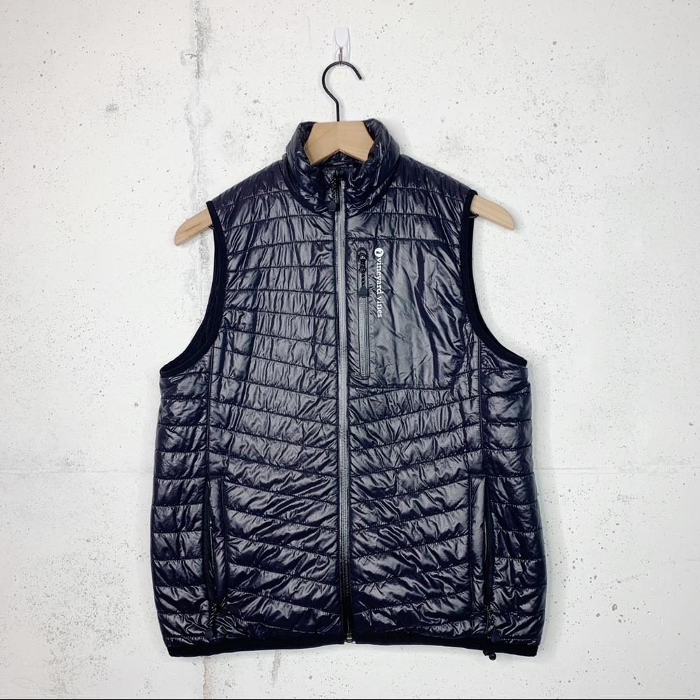 Vineyard Vines Performance Packable Black Puffer … - image 1